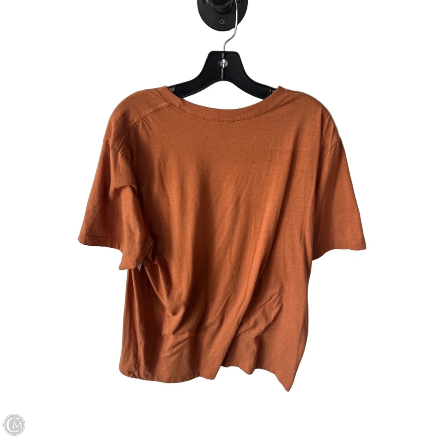 Top Short Sleeve Basic By Canvas In Orange, Size: 2x