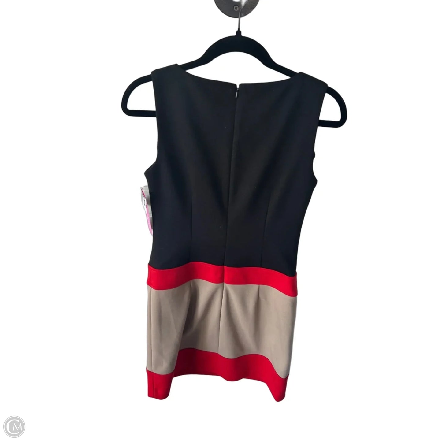 Dress Work By Laundry In Black & Tan, Size: S