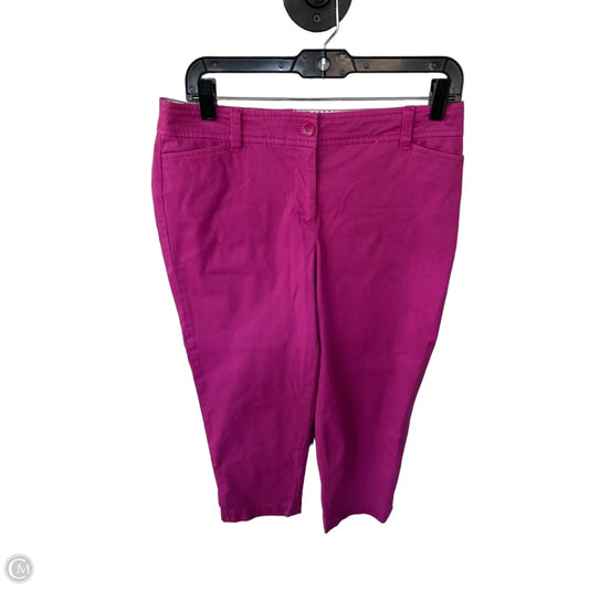 Pants Cropped By Talbots In Pink, Size: 4p