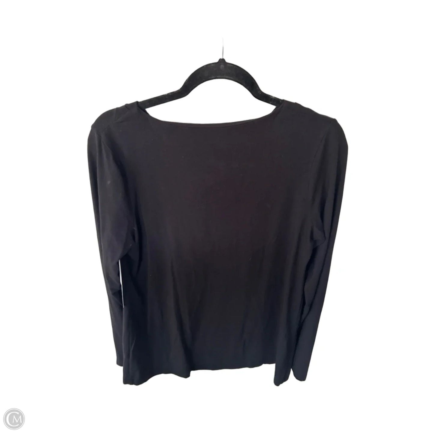 Top Long Sleeve By Talbots In Black, Size: Mp