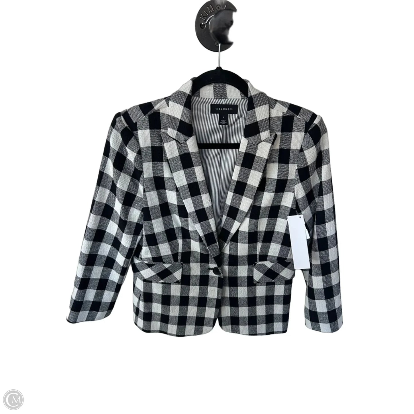 Blazer By Halogen In Black & White, Size: S