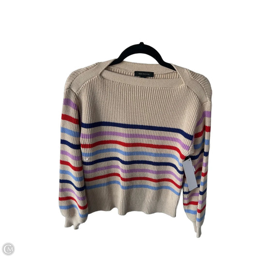 Sweater By Ann Taylor In Blue & Tan, Size: Xs