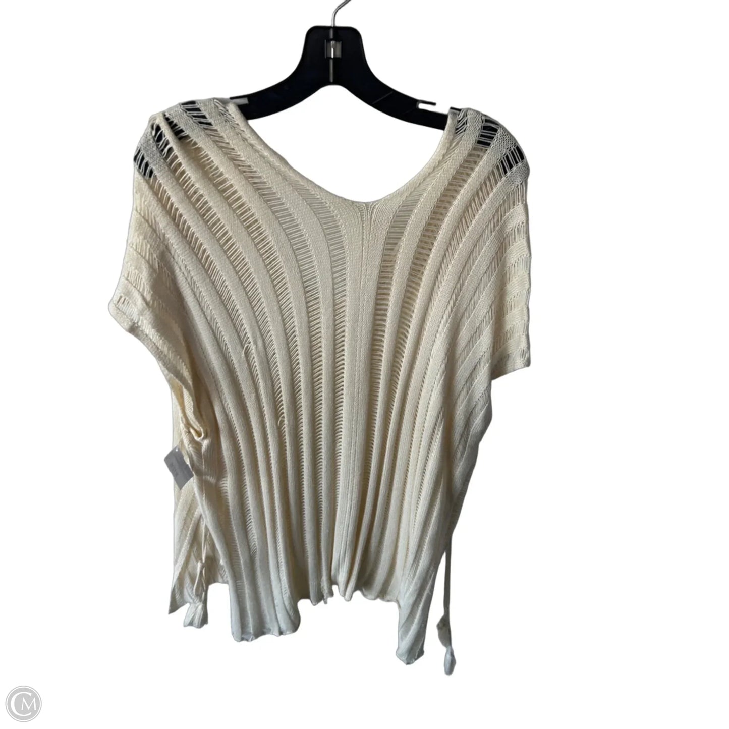 Swimwear Cover-up By Clothes Mentor In Cream