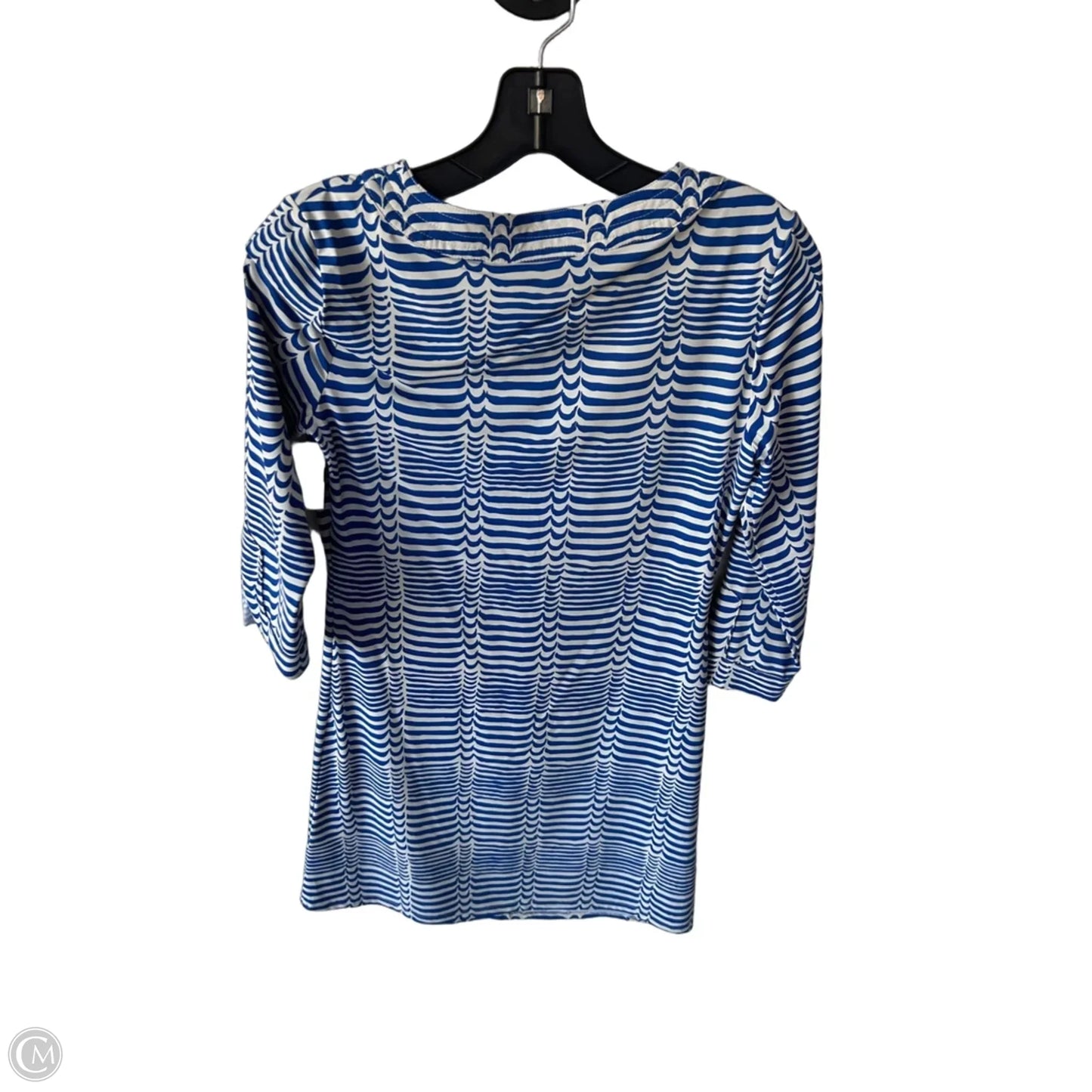 Dress Casual Short By Clothes Mentor In Blue & White, Size: Xs