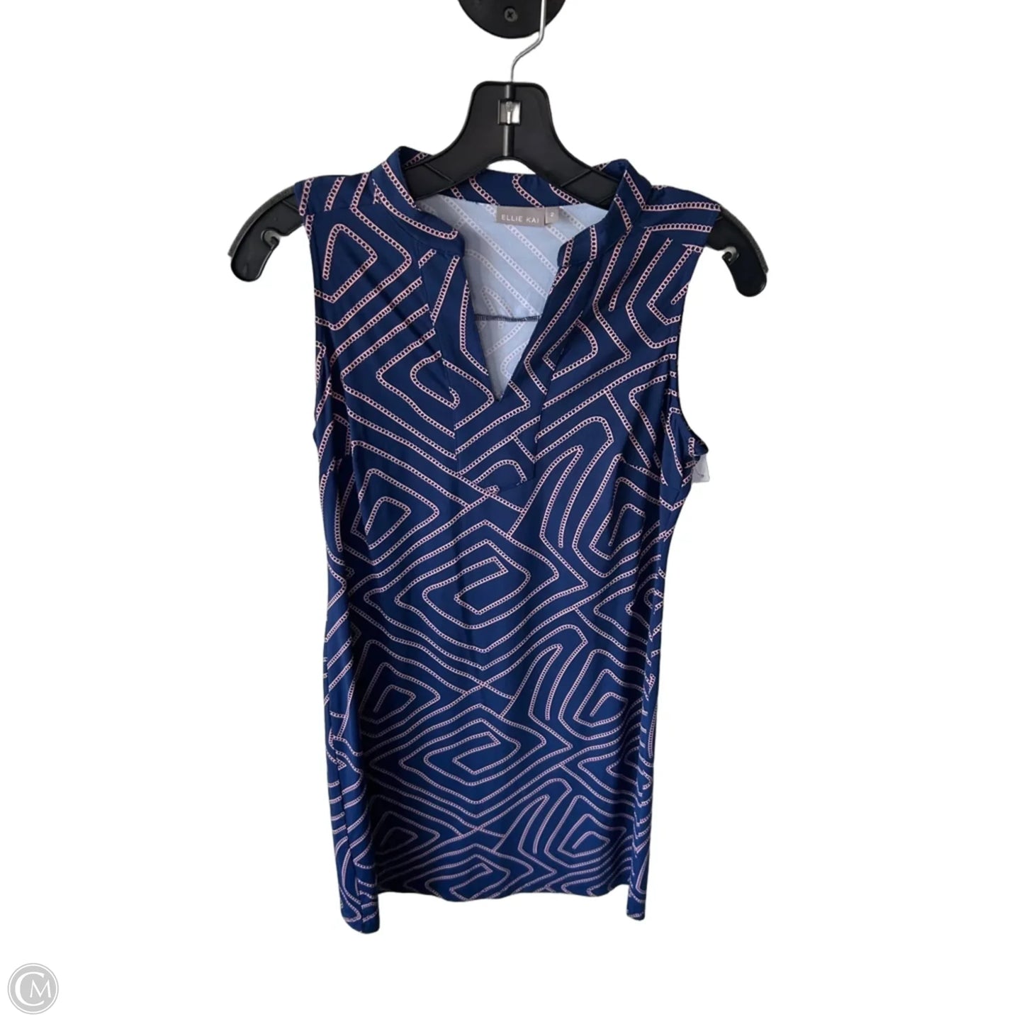Dress Casual Short By Clothes Mentor In Blue & Pink, Size: Xs