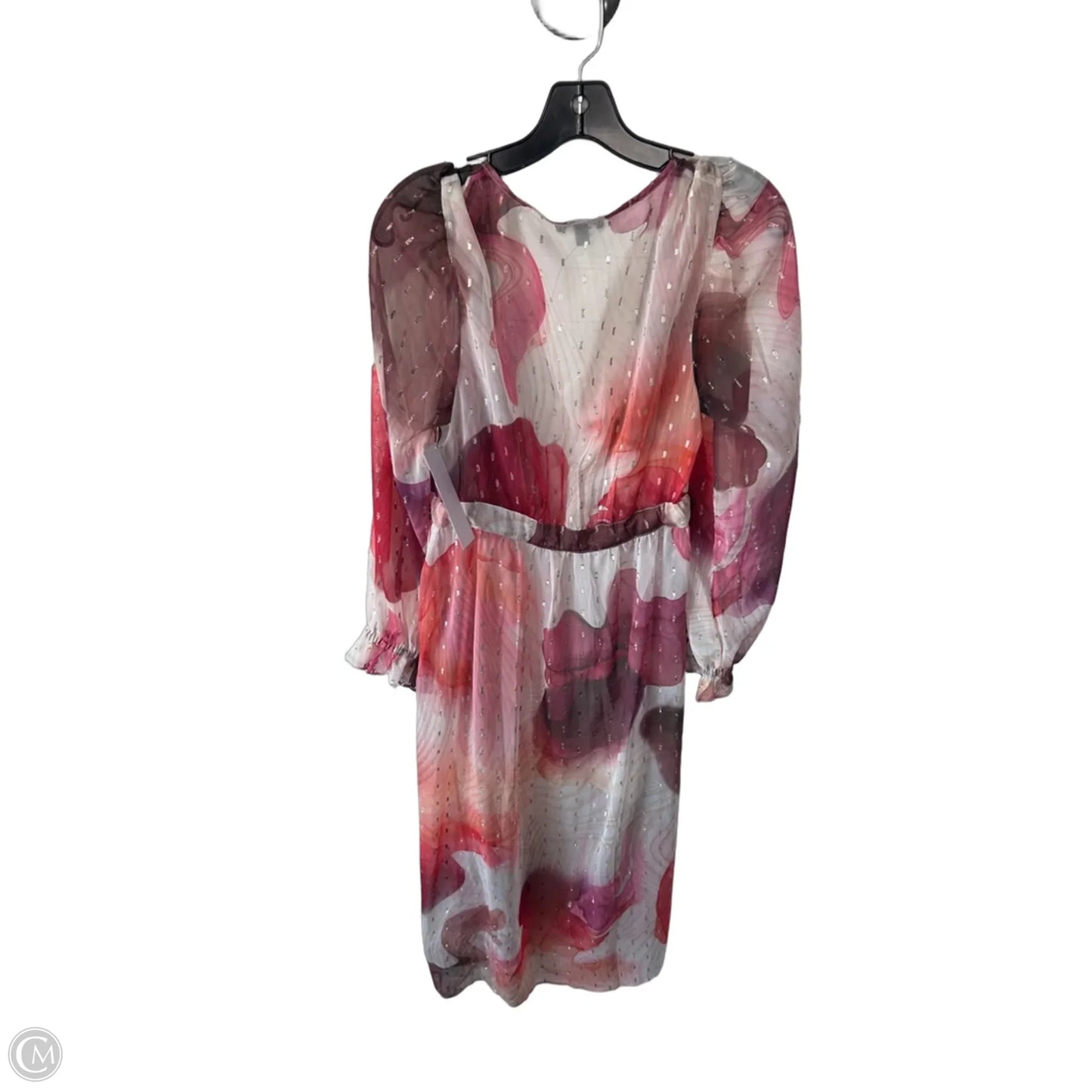Kimono By Express In Cream & Red, Size: Xs