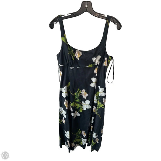 Dress Casual Midi By Julia Jordan In Grey & White, Size: M