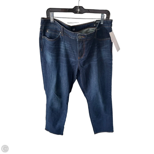 Jeans Boyfriend By Kut In Blue Denim, Size: 16