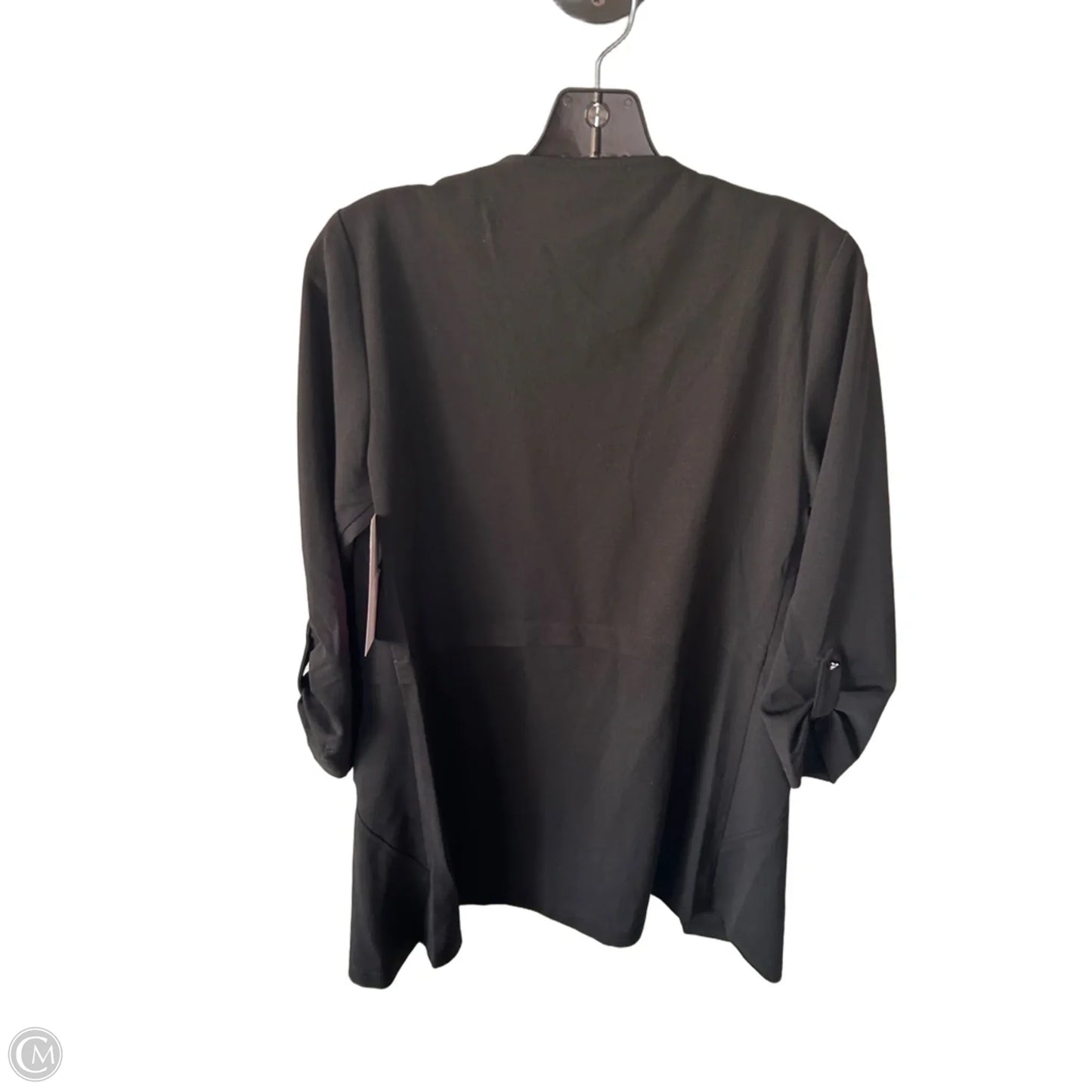 Blazer By Soho Apparel In Black & Silver, Size: S