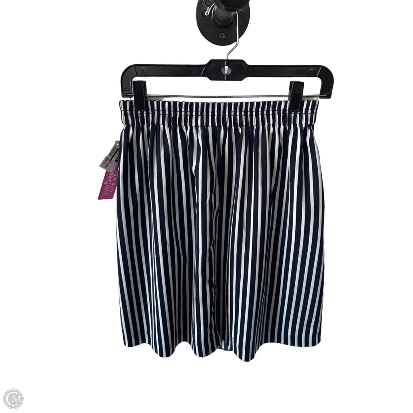 Skirt Midi By J. Crew In Blue & White, Size: 2