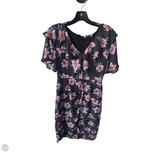 Dress Casual Midi By Hayden La In Black & Pink, Size: M