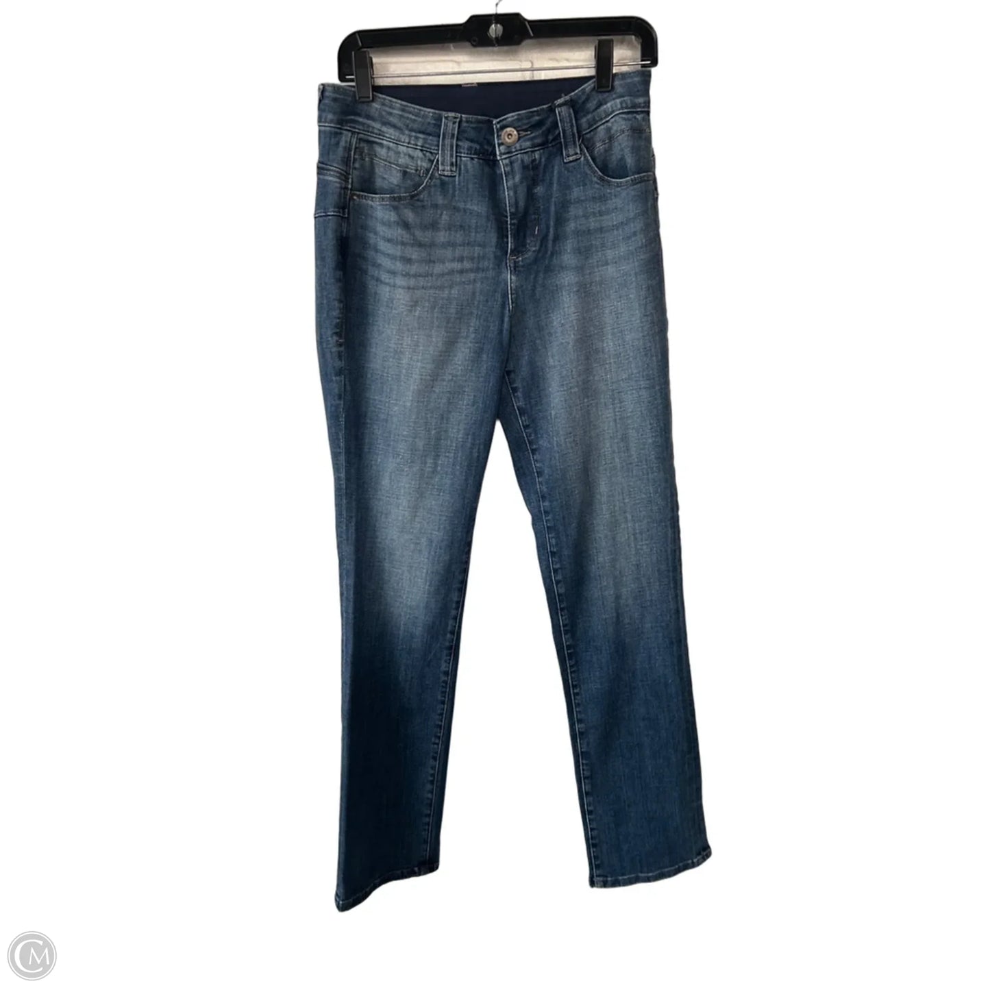 Jeans Straight By Jag In Blue Denim, Size: 6