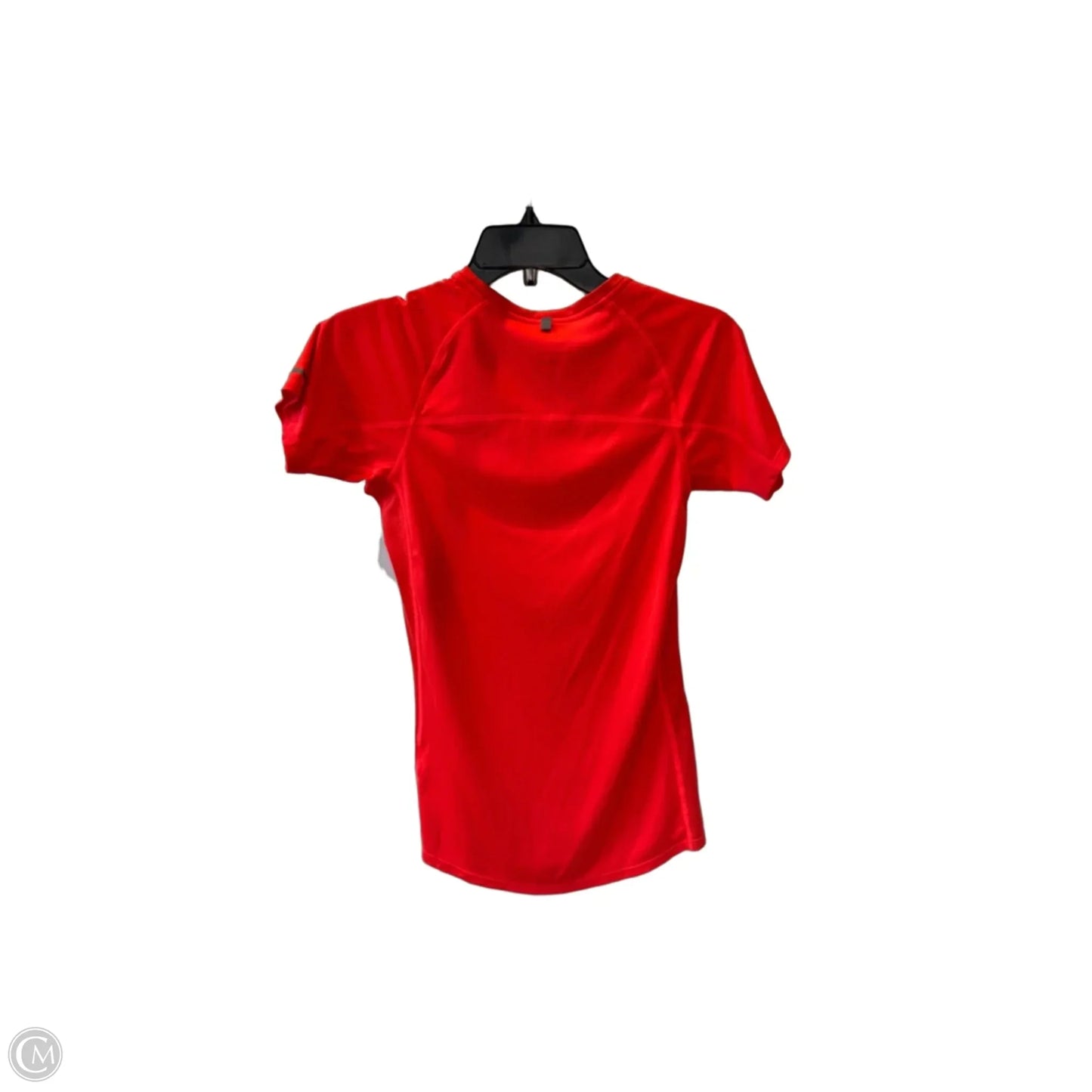 Athletic Top Short Sleeve By Nike In Orange, Size: Xs