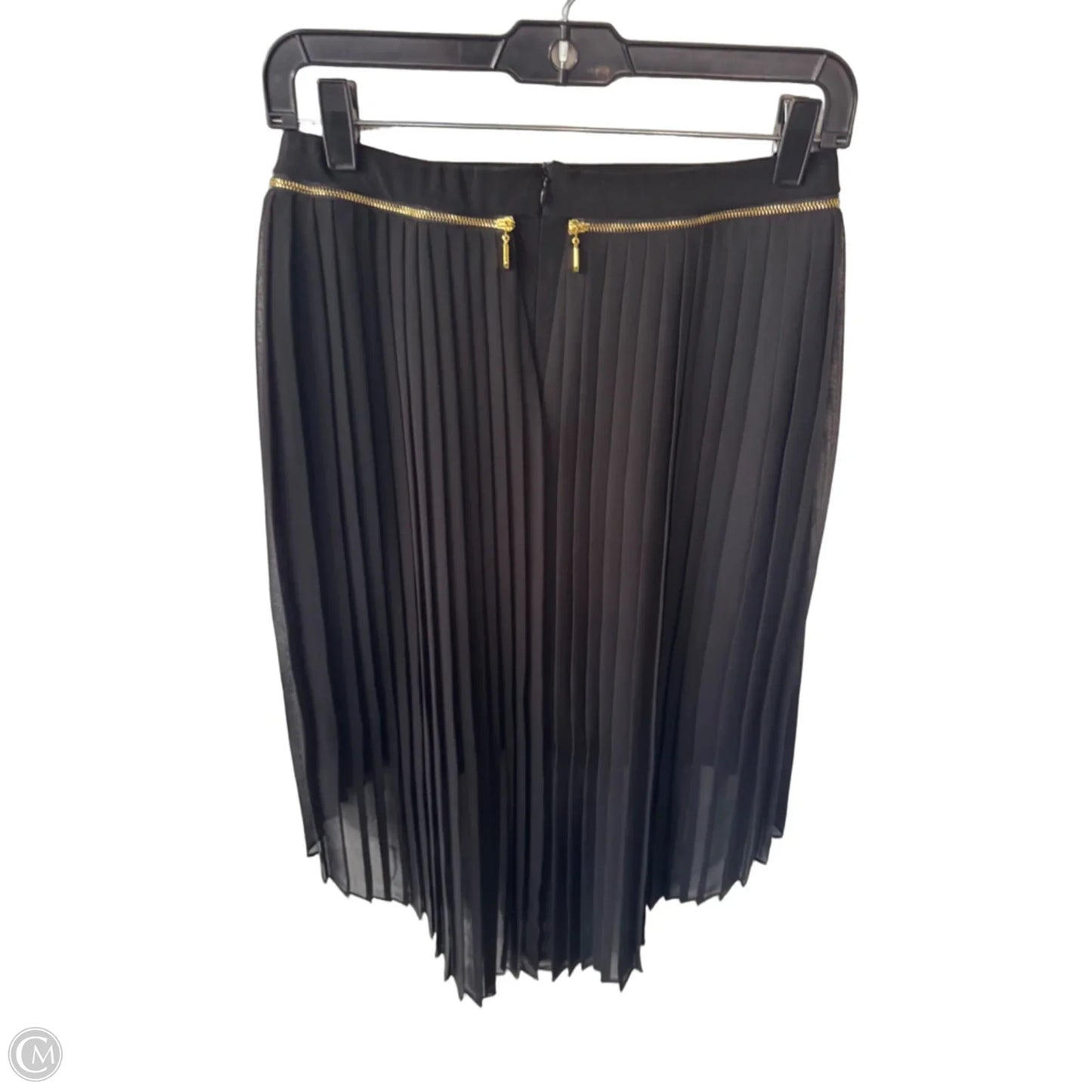 Skirt Midi By Joseph Ribkoff In Black & Gold, Size: 6