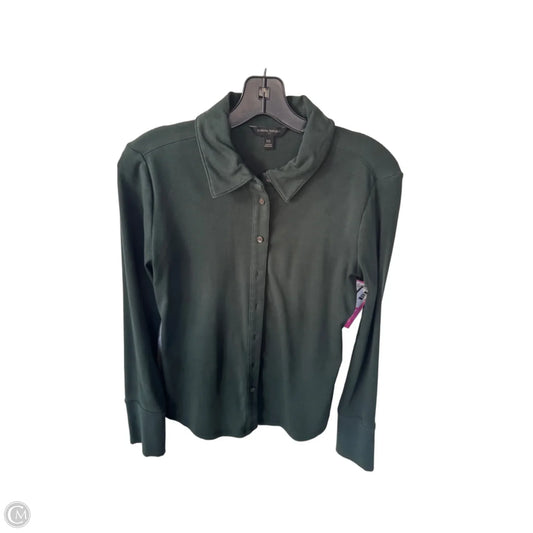 Top Long Sleeve By Banana Republic In Green, Size: Xs