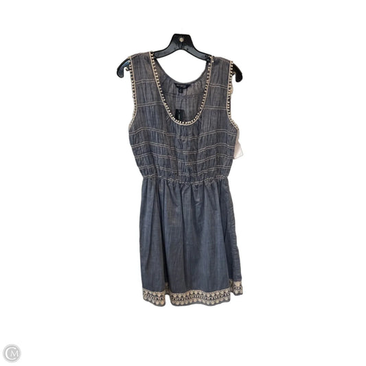 Dress Casual Short By Max Edition In Blue & White, Size: Lp