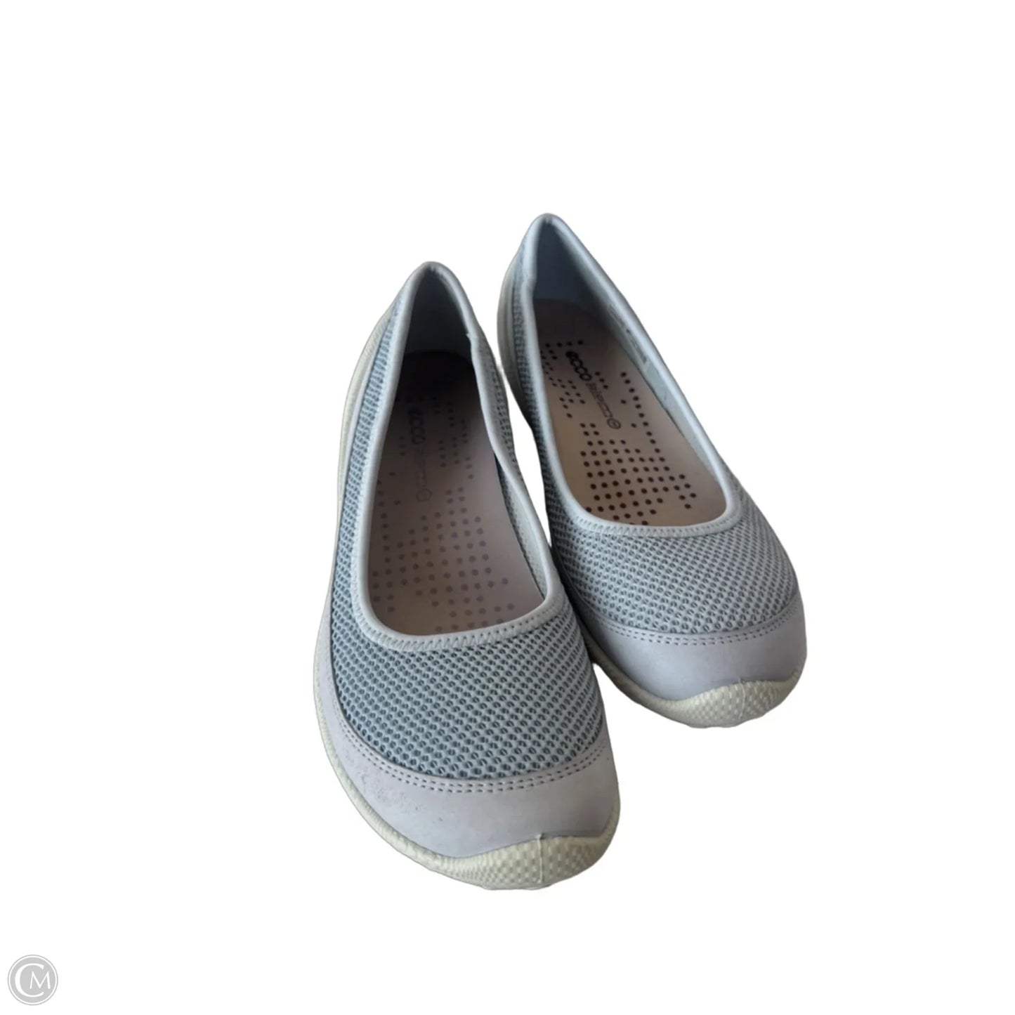 Shoes Flats By Ecco In Blue, Size: 8