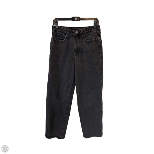 Jeans Straight By Old Navy In Black Denim, Size: 6