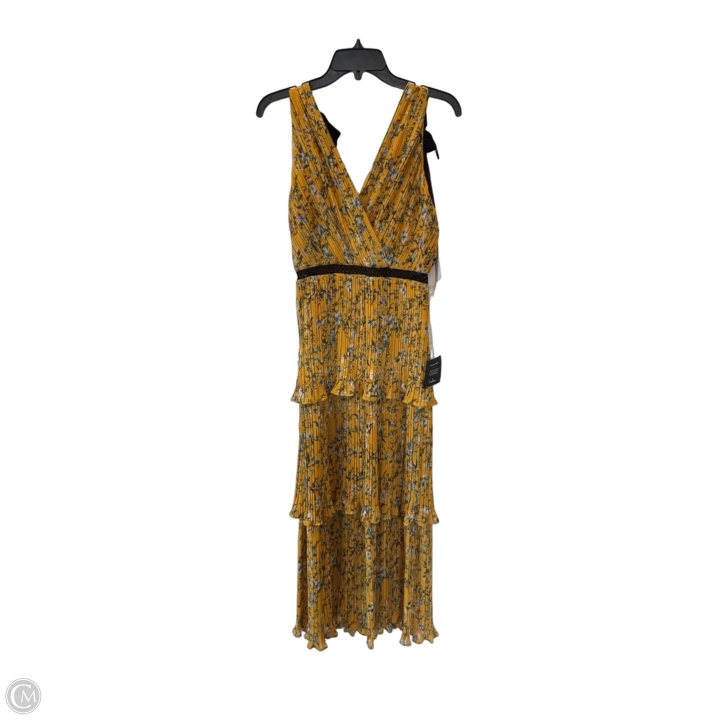 Dress Party Long By Lulus In Yellow, Size: S