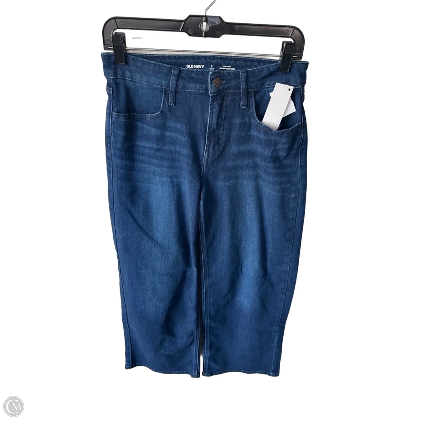 Jeans Wide Leg By Old Navy In Blue Denim, Size: 2