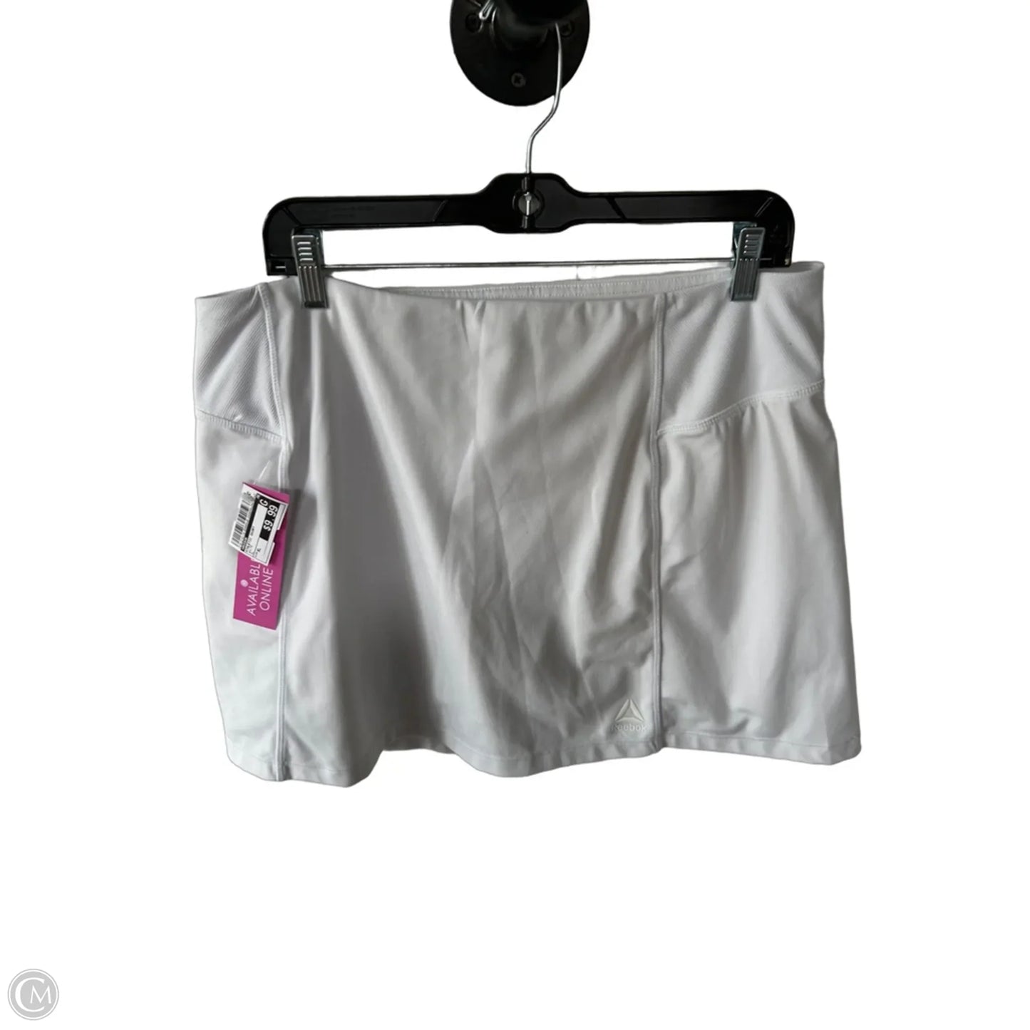 Athletic Skort By Reebok In White, Size: Xl