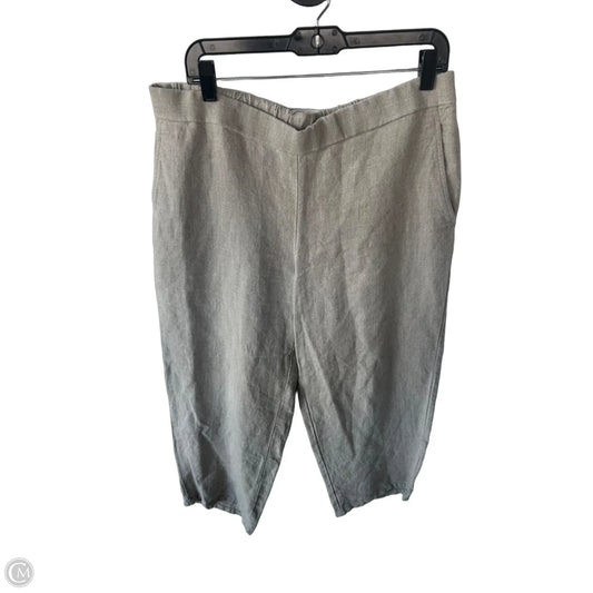 Pants Linen By Eileen Fisher In Tan, Size: L