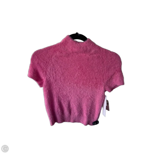 Sweater Short Sleeve By Maeve In Pink, Size: Xxs