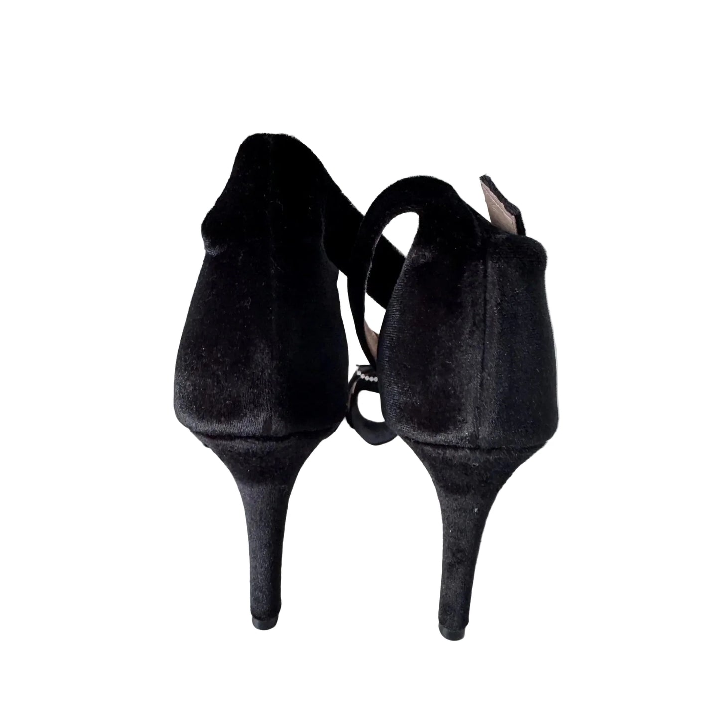 Sandals Heels Stiletto By Halogen In Black, Size: 9