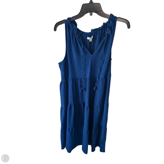 Dress Casual Midi By Max Studio In Blue, Size: L