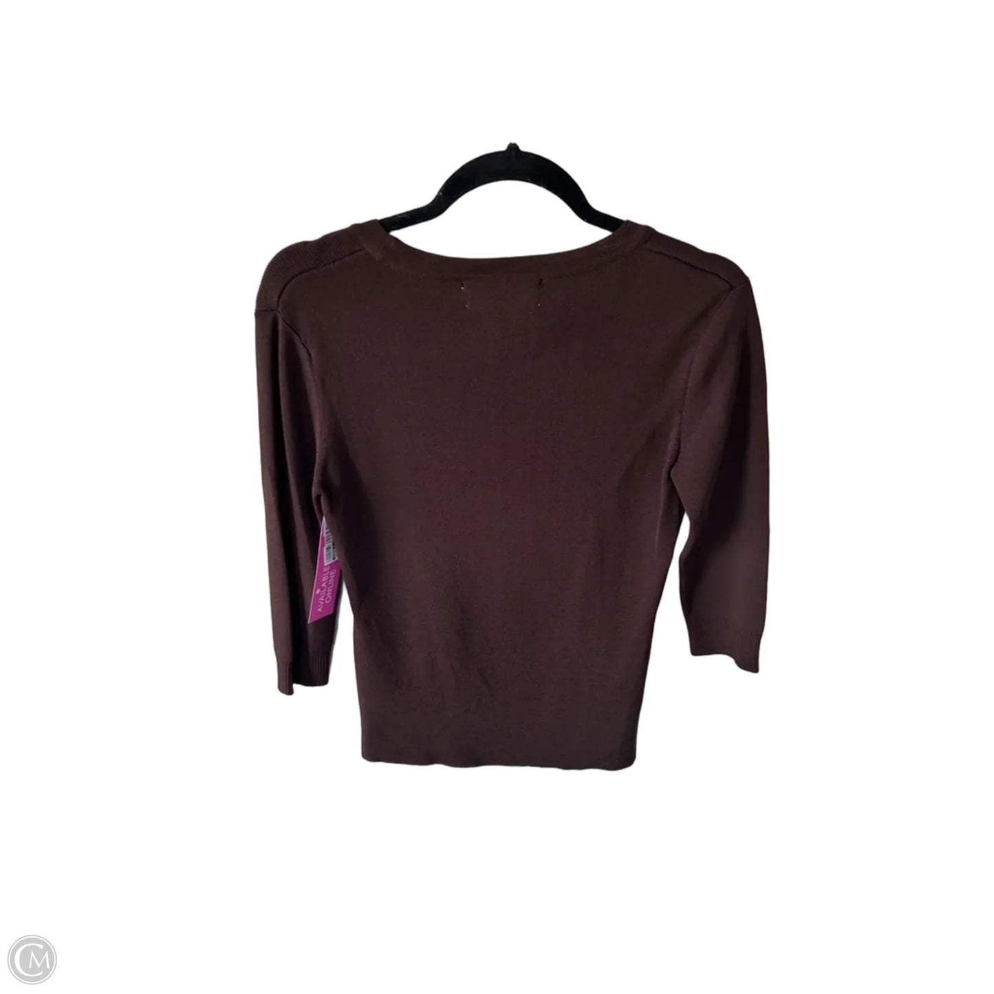 Sweater By Joseph A. In Brown, Size: M