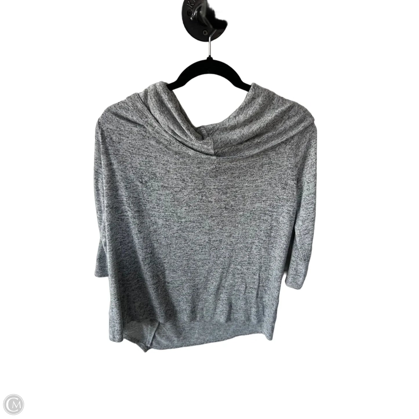 Top 3/4 Sleeve By Chelsea And Theodore In Grey, Size: M