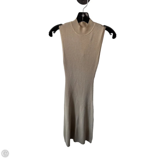 Dress Sweater By All In Favor In Tan, Size: Xs