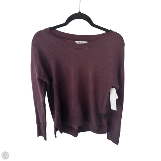 Athletic Sweatshirt Crewneck By Athleta In Purple, Size: S