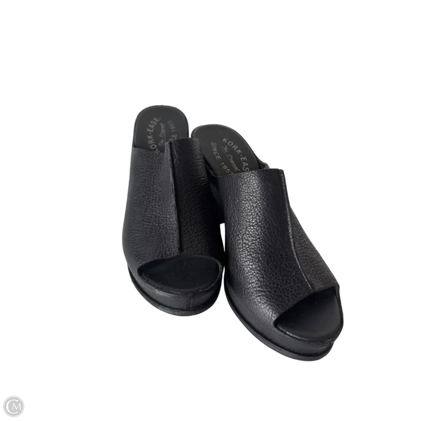 Sandals Heels Block By Kork Ease In Black, Size: 8