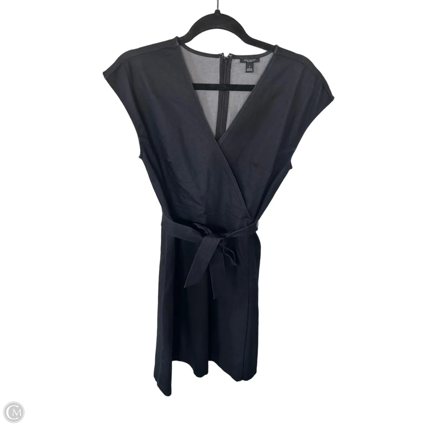 Dress Casual Short By Ann Taylor In Black, Size: S