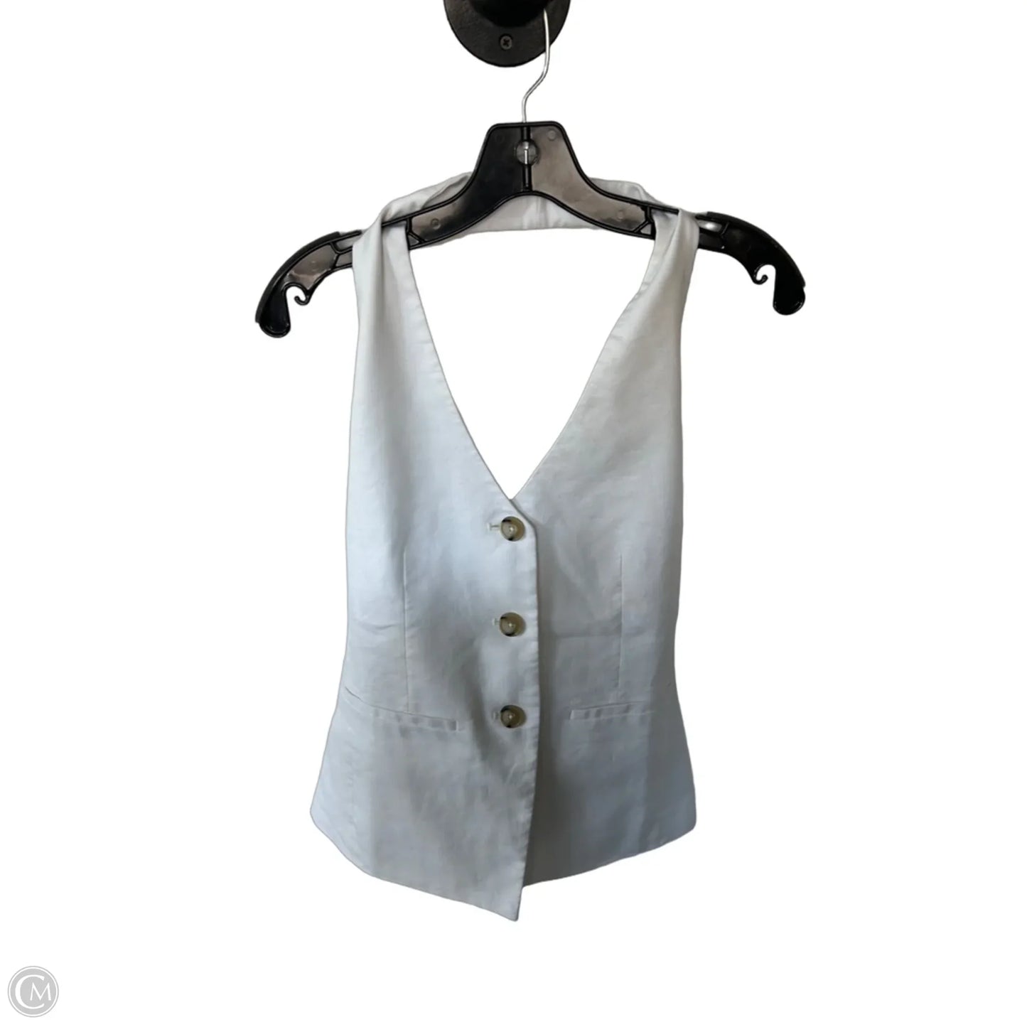 Top Sleeveless By Ann Taylor In White, Size: S