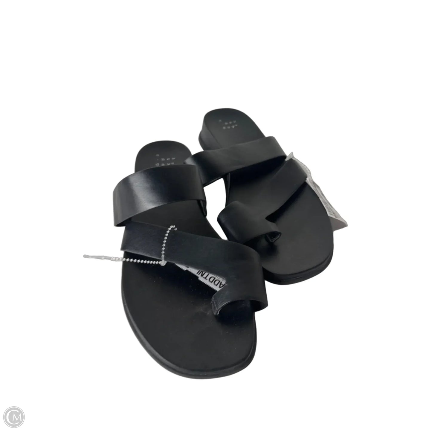 Sandals Flats By A New Day In Black, Size: 7.5