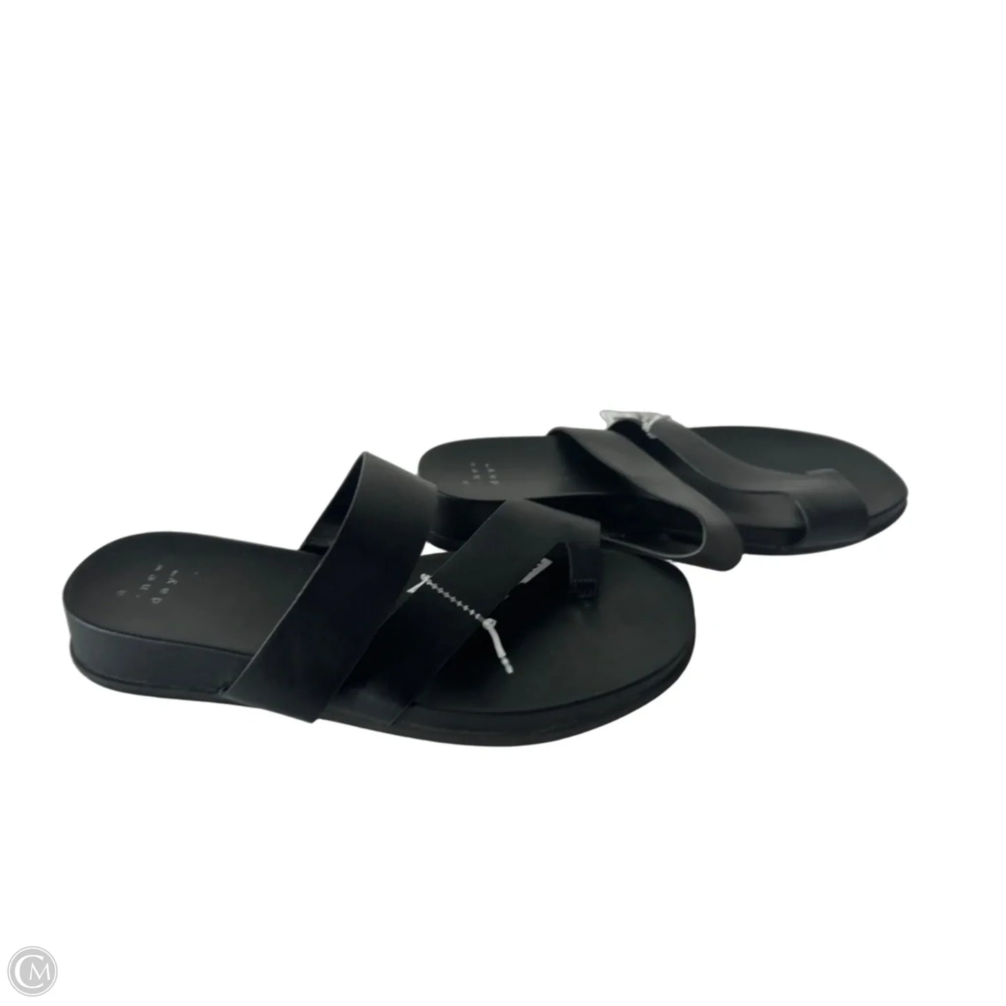 Sandals Flats By A New Day In Black, Size: 7.5