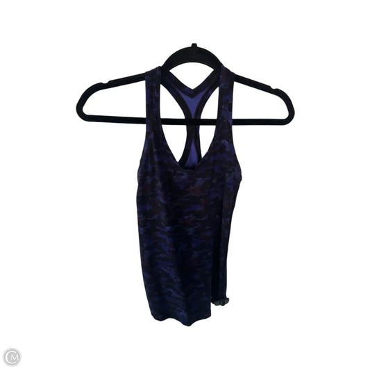 Athletic Tank Top By Lululemon In Black & Purple, Size: Xs