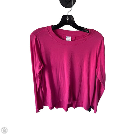 Athletic Top Long Sleeve Crewneck By Athleta In Pink, Size: Xxs