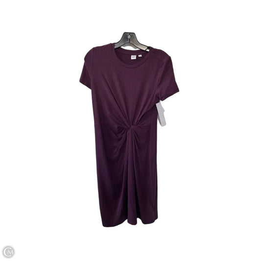Dress Casual Midi By Gap In Purple, Size: S