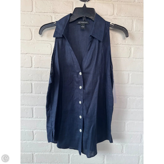 Top Sleeveless By Inc In Blue, Size: S