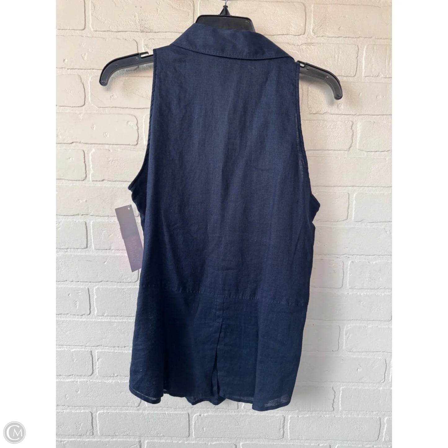 Top Sleeveless By Inc In Blue, Size: S