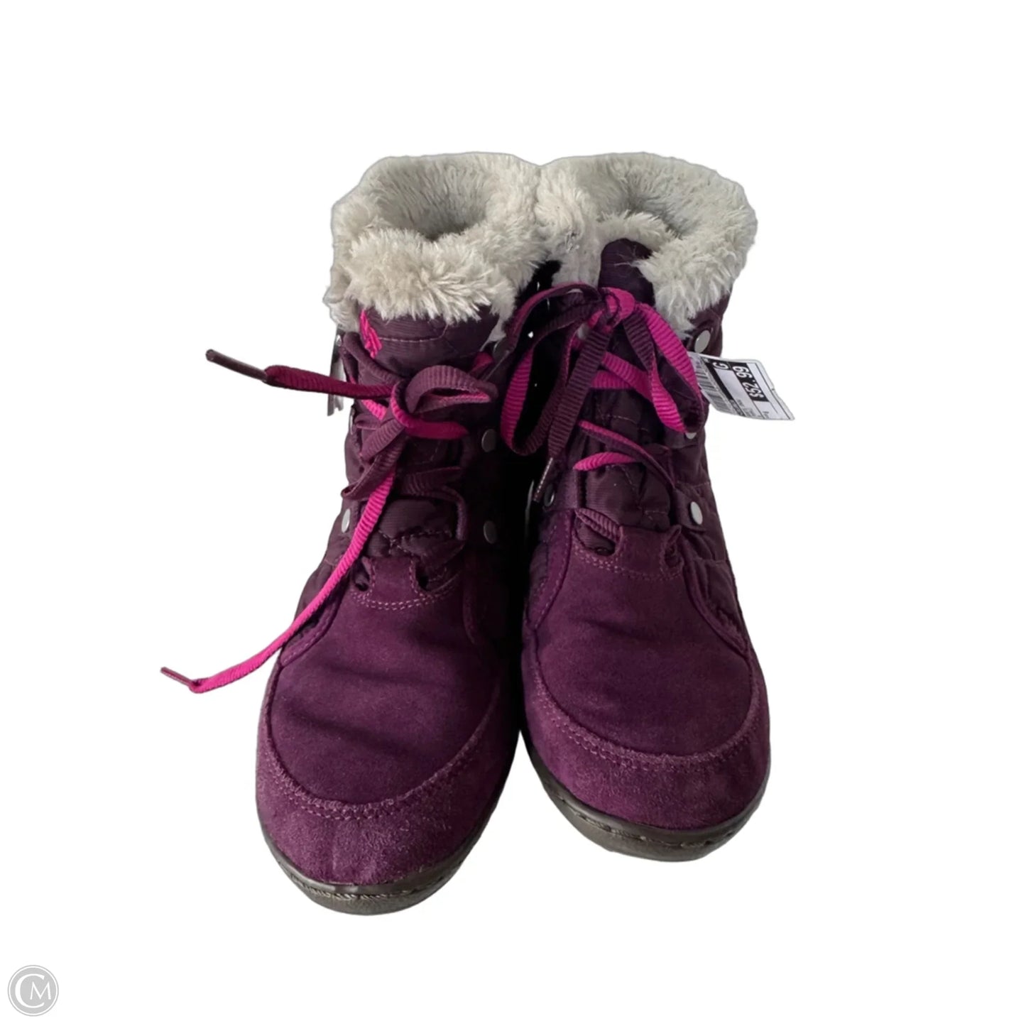 Boots Snow By Columbia In Purple, Size: 8