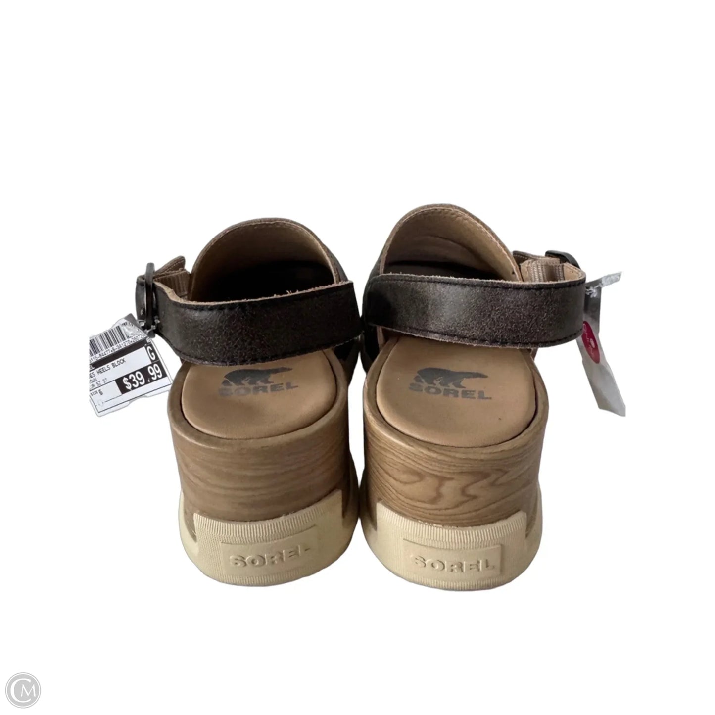 Shoes Heels Block By Sorel In Brown, Size: 6