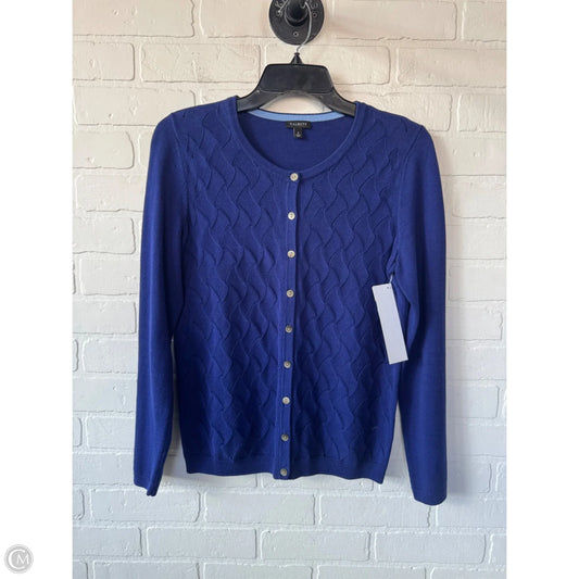 Sweater Cardigan By Talbots In Blue, Size: S