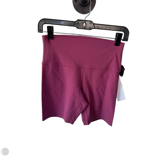Athletic Shorts By Lululemon In Pink, Size: 8