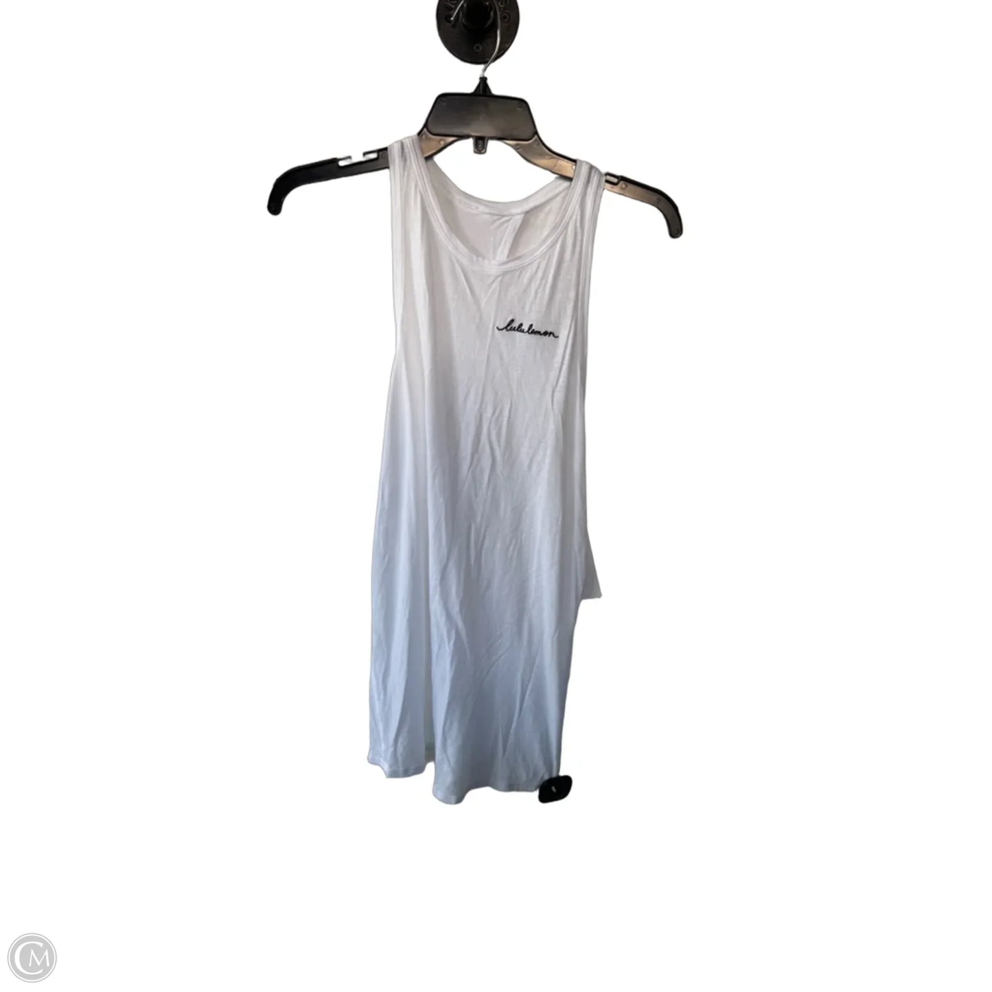 Athletic Tank Top By Lululemon In White, Size: M