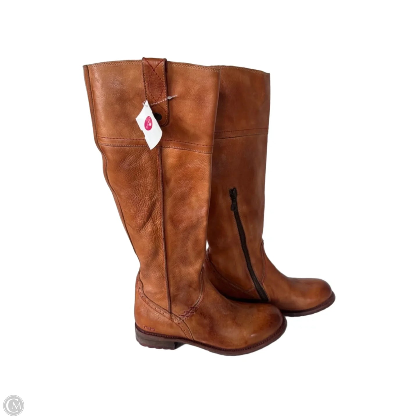 Boots Knee Flats By Bed Stu In Brown, Size: 10