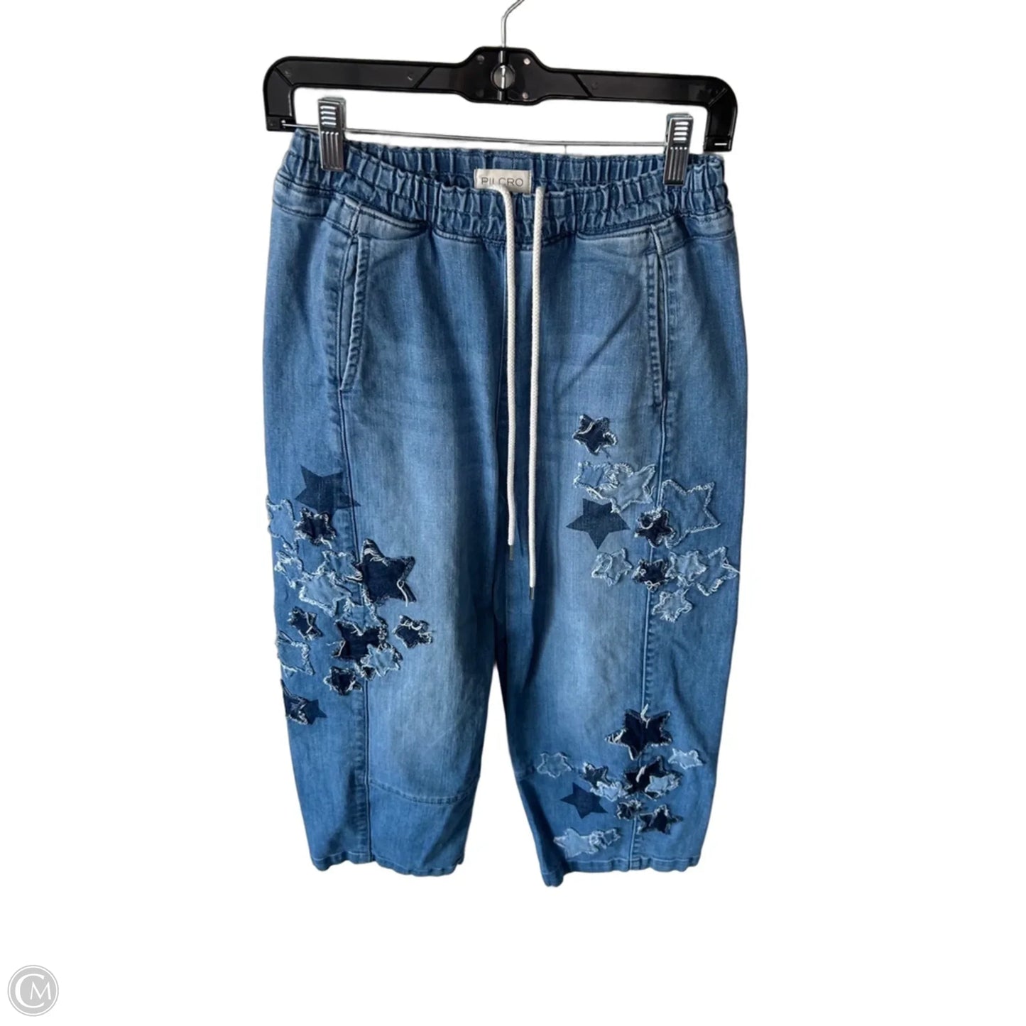 Jeans Wide Leg By Pilcro In Blue Denim, Size: Xxs